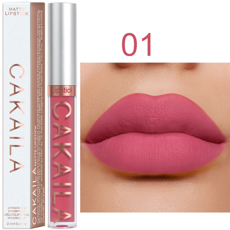 Brilho labial fosco AquaMatte®️ - Compre 1 LEVE 3