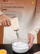 German Egg Beater Electric Household Small Wireless Baking Cream Blender Egg-Breaking Machine Cake Handheld Mixer